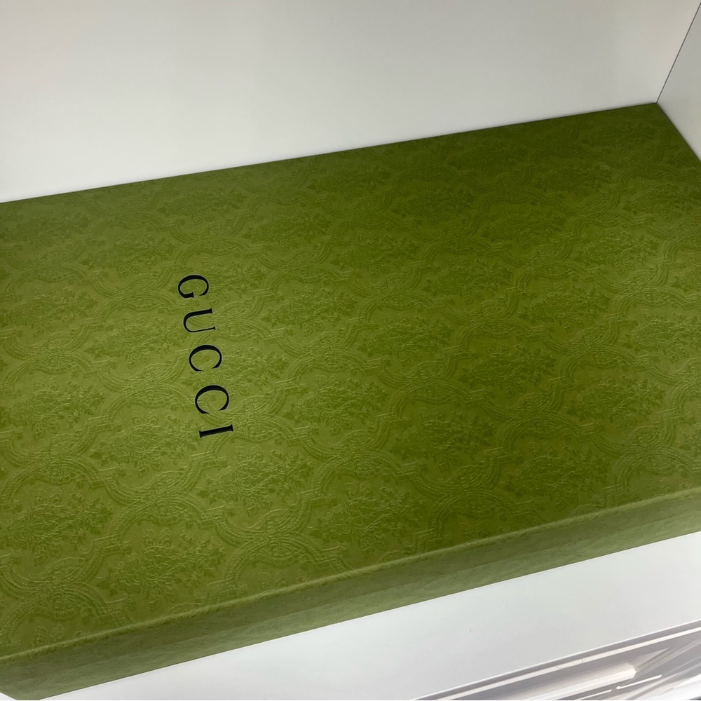 Gucci Women's GG Knee-high Boot in Tan - Picture 11 of 11